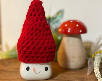 Magic Mushroom Essential Oil Diffuser Alpaca and Wool Hand Felted Woodland Pendant Necklace