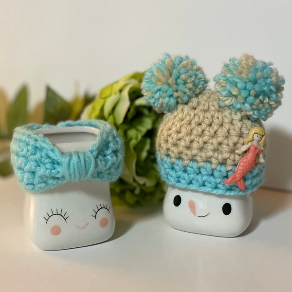 Beach Theme Mug Hat / Headband Farmhouse Decor/ Tiered Tray Display