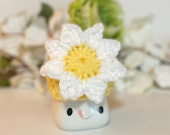 Springtime Daisy Farmhouse Style Tiered Tray Display Mug Hat