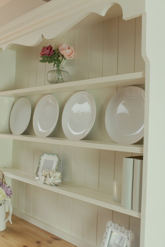 Sold Gorgeous Large Vintage Cream Welsh Dresser Solid Etsy