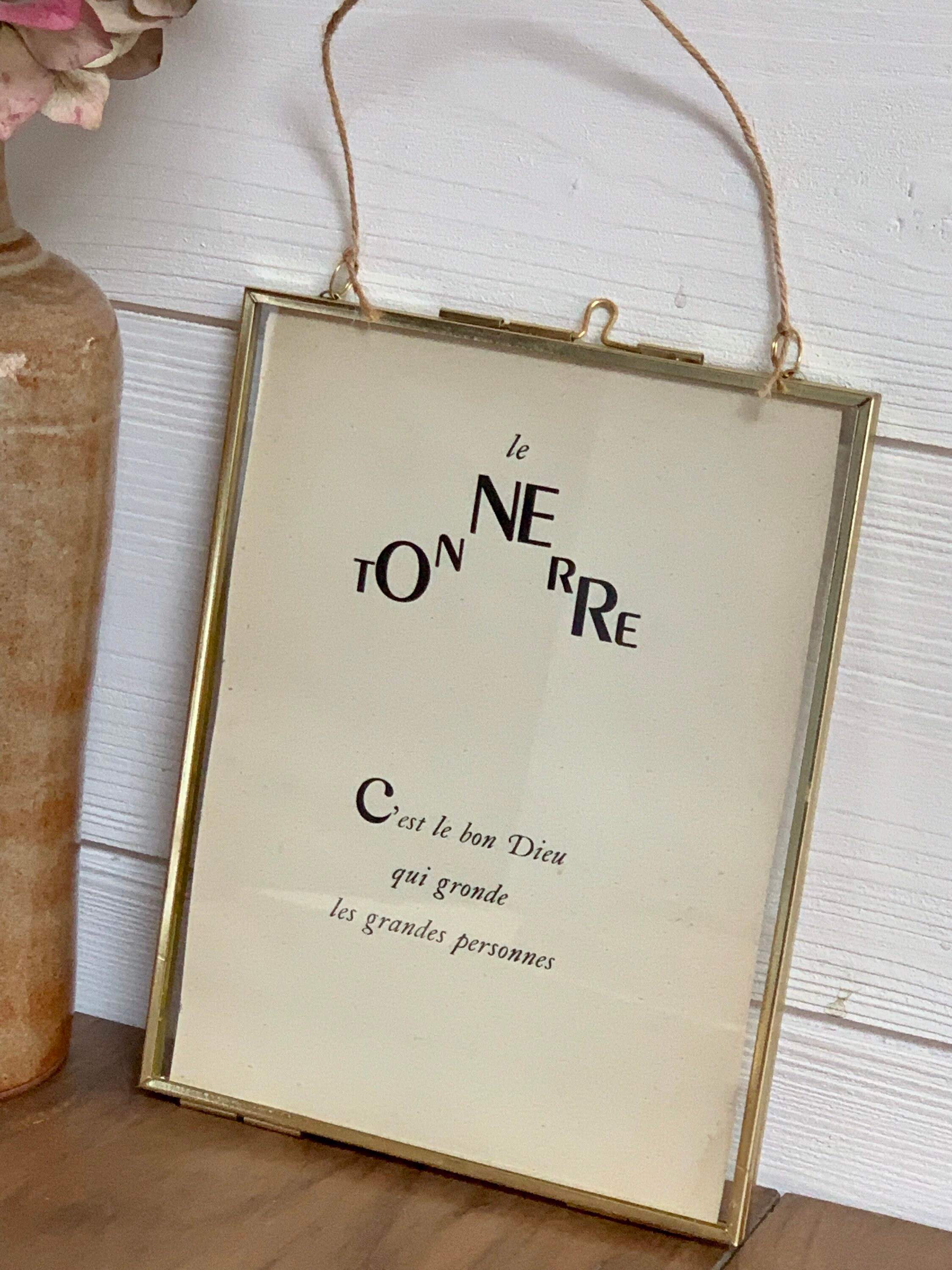 Affiche Vintage - Le Tonnerre