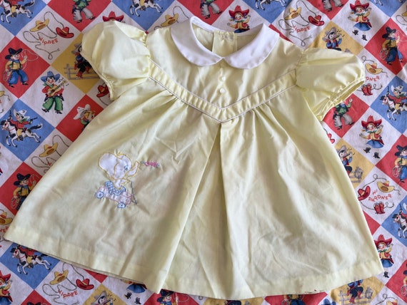 Vintage Baby dress with bloomers - image 1