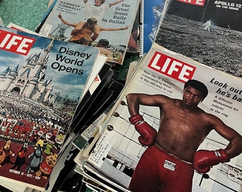 Restocked! Vintage LIFE Magazine Lot of 5 (Randomly chosen)