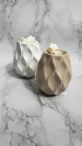 Nico Ceramic Wax Melt Burner, oil burner, stylish design, gifts, ceramic burners comes with handmade round waxmelts
