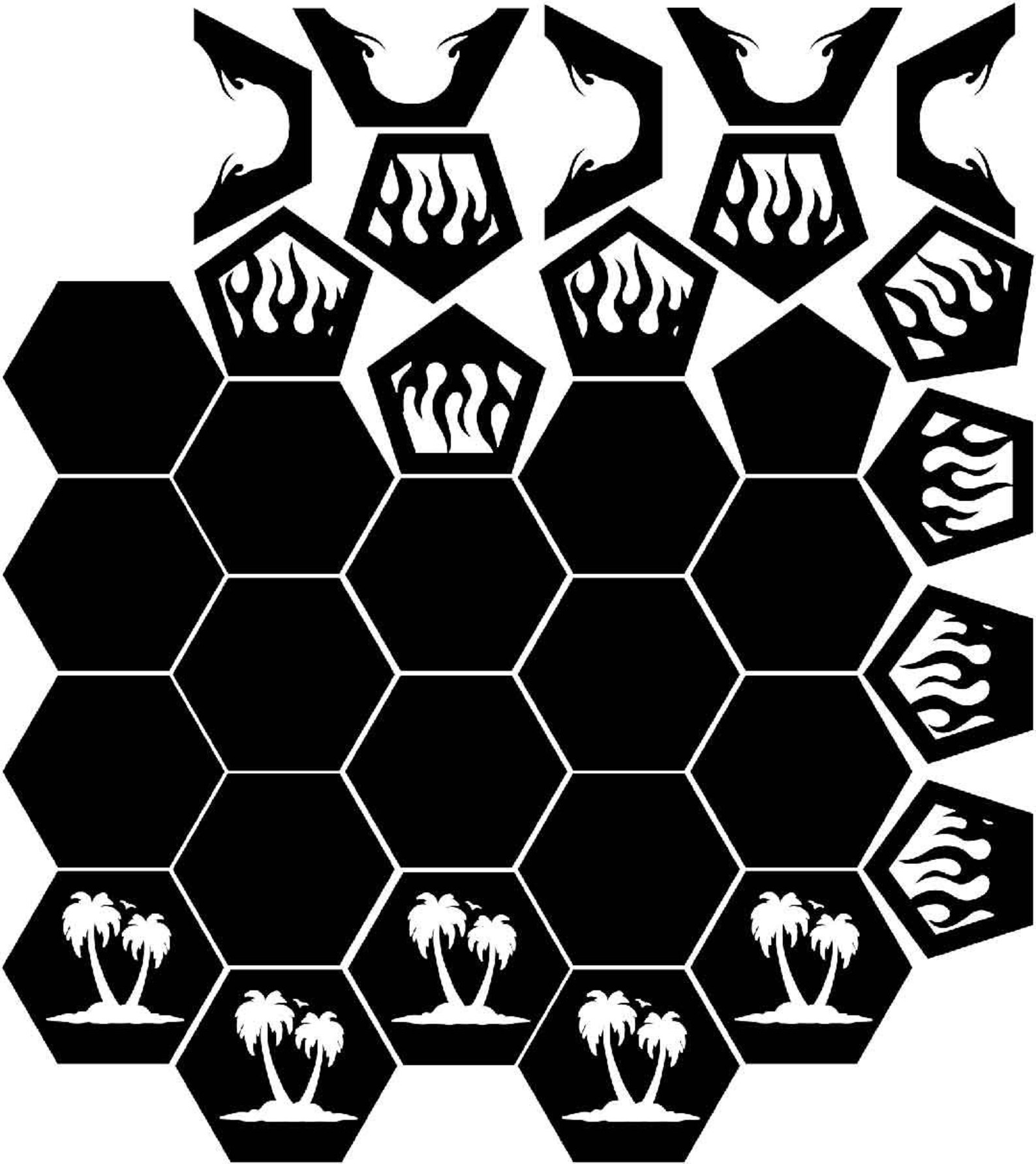 Fire Pit Ball Palm Treesdxf Files Cut Ready for Cnc Machines Etsy