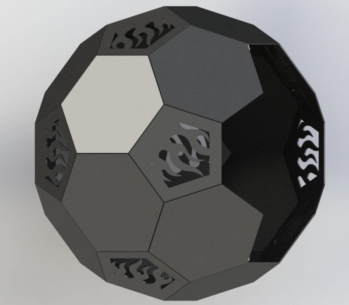 Fire Pit Ball Eagle Attack-dxf Files Cut Ready for Cnc Machines, Laser ...