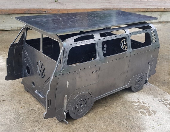 2 vans welded together