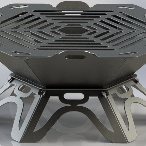 Hexagon V6 Fire Pit DXF Files for Plasma Laser Cutting CNC. Etsy