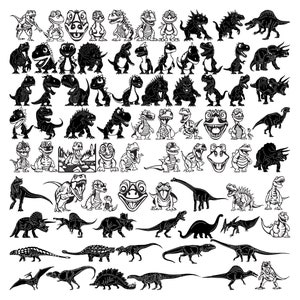 Dinosaur SVG DXF Files: CNC Laser Plasma Cut Ready