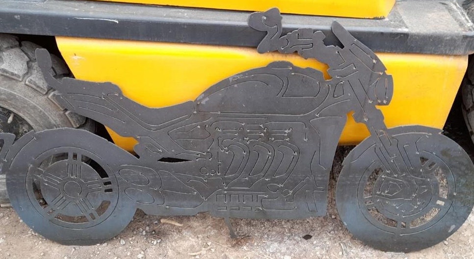 Motorcycle & Chopper Bike DXF SVG Files: CNC Laser Plasma Cut - Etsy