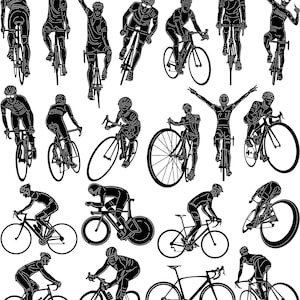 Sport Straßenradfahrer-DXF Dateien und SVG-schnitt bereit für cnc-Maschinen, Laser-schneiden undPlasmaschneiden