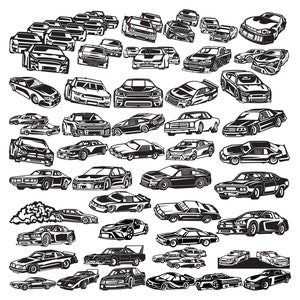 American NASCAR Racing-DXF files and SVG cut ready for cnc machines, laser cutting and plasma cutting