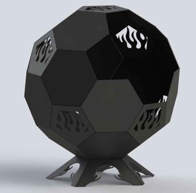 Fire Pit Ball PlainDXF files cut ready for cnc machines Etsy
