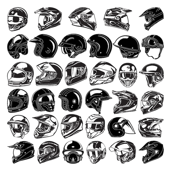 cnc motorcycle helmet Motorcycle Helmets: CNC Ready DXF and SVG Files