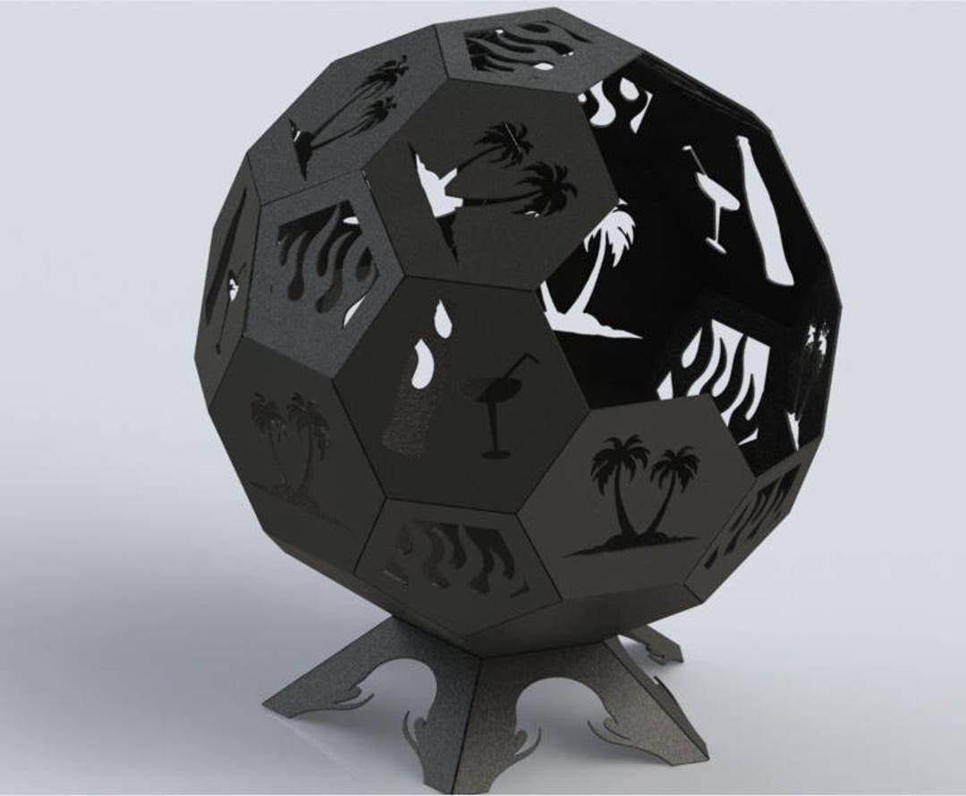 Fire Pit Ball DXF Files: CNC Laser Cut Ready - Etsy