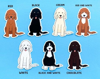 Doodle On Board Car Decal Dog Decals Dog Window Goldendoodle
