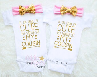 Boy and girl cousin matching outfits Clearance