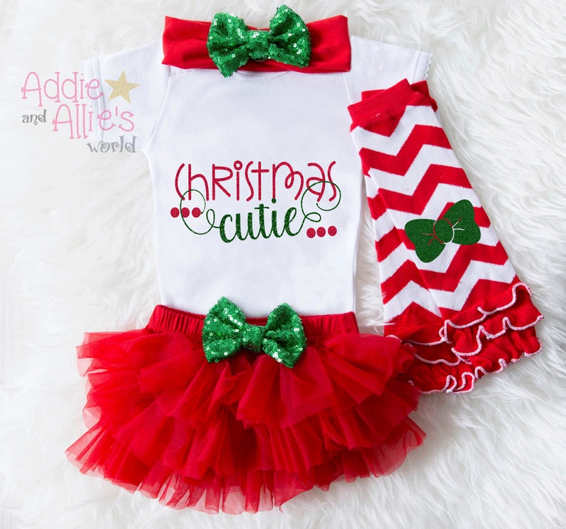 baby first christmas outfit girl