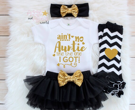 auntie baby girl outfits