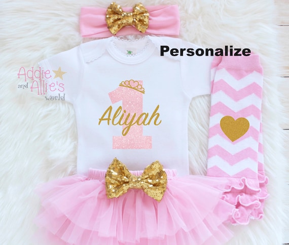 personalized first birthday outfit