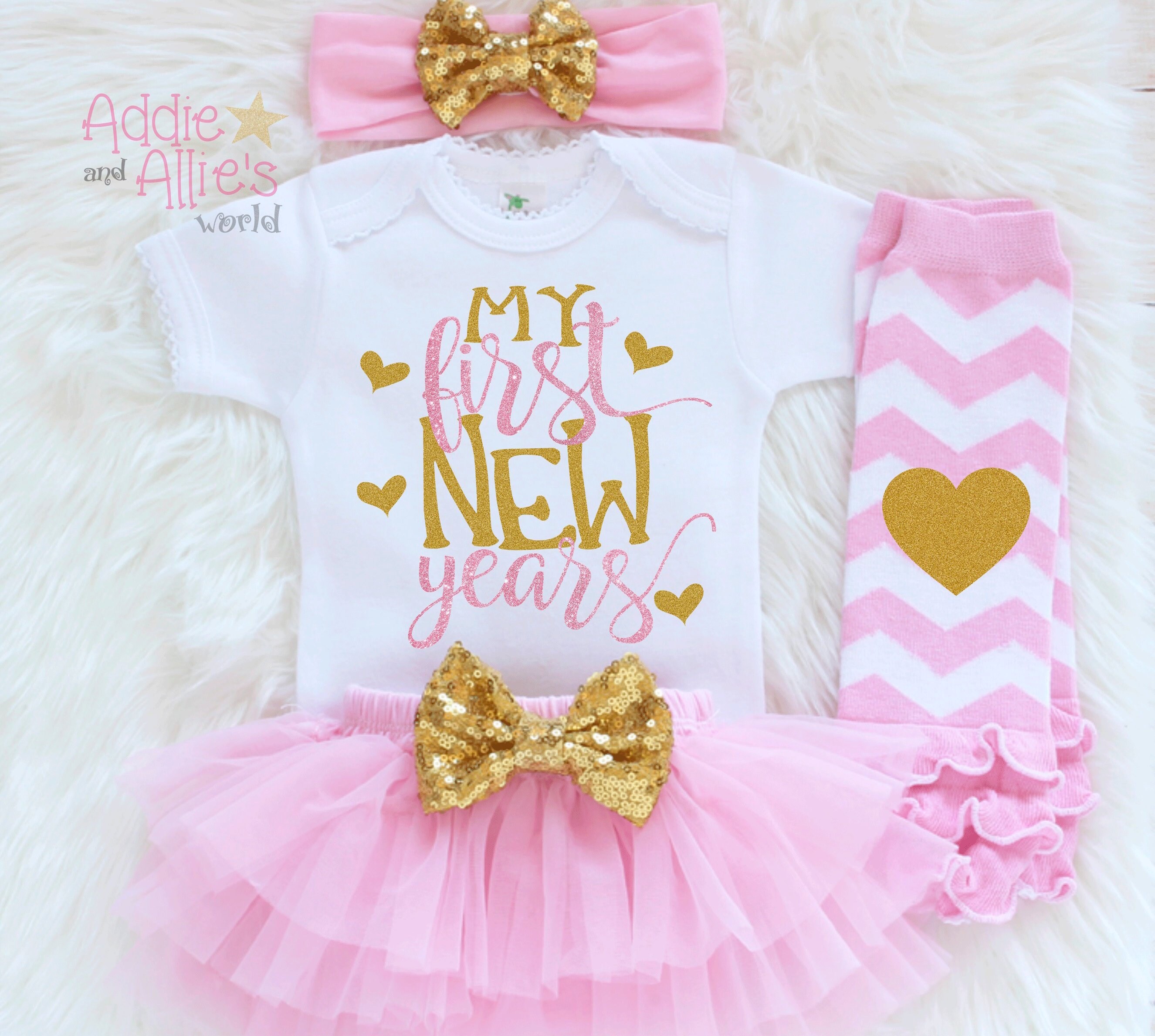New Years Outfit Baby Girl New Years Outfit Girl My First Etsy