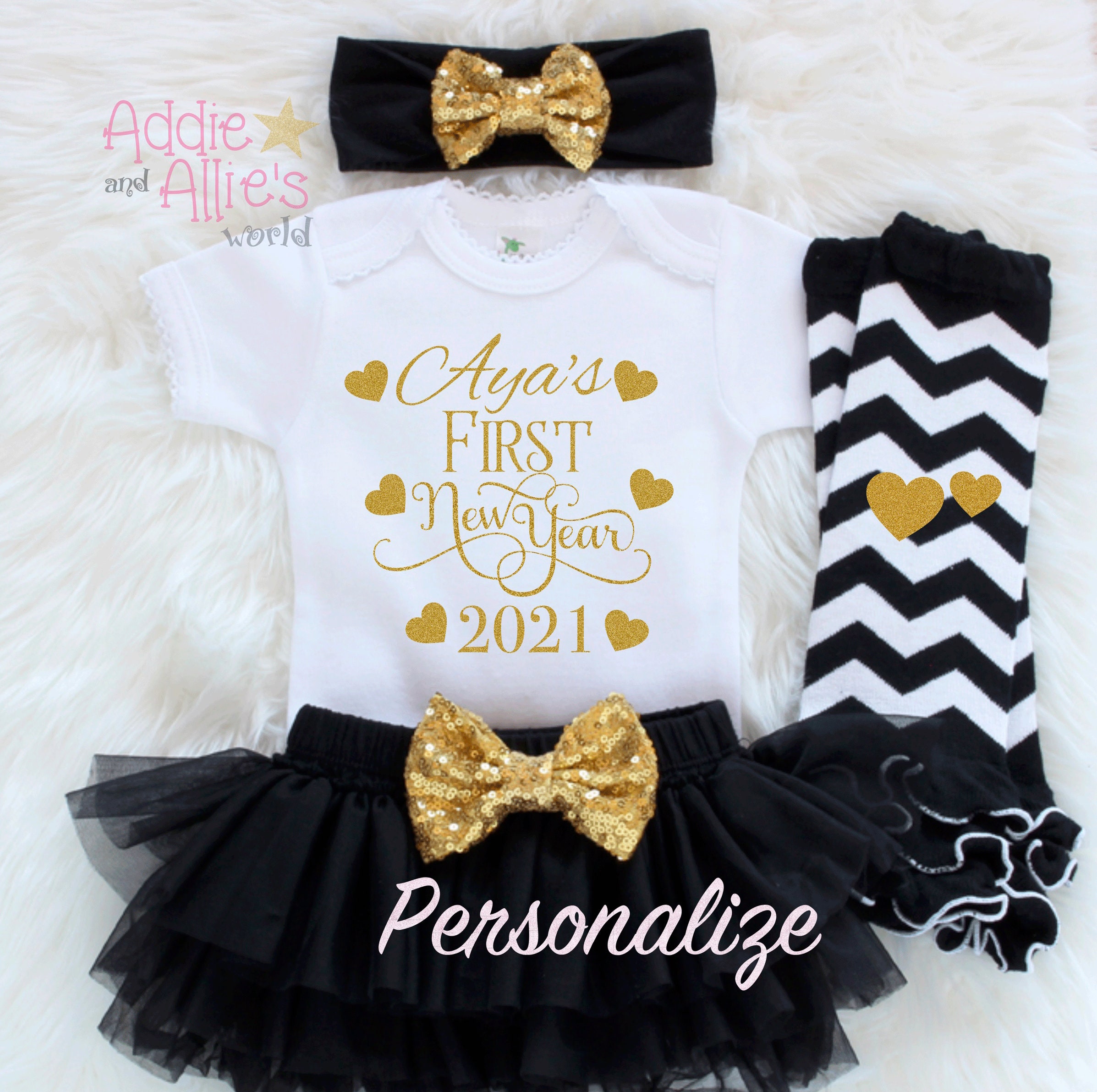 My First New Year Baby Girl Outfit 2023 Get New Year 2023 Update