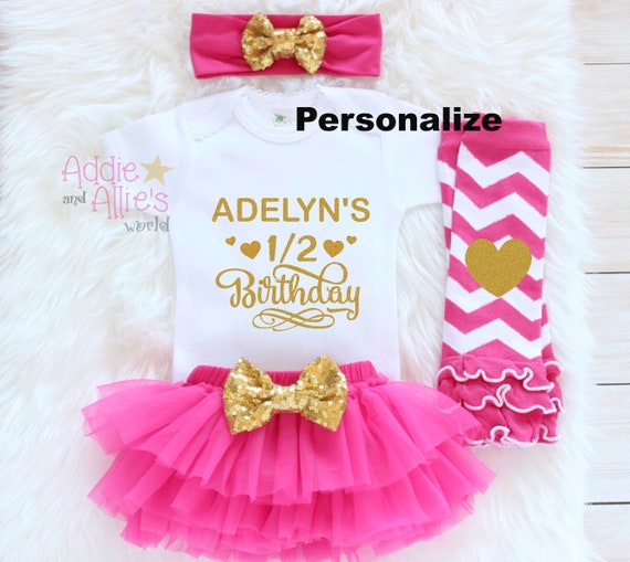 half birthday outfit girl