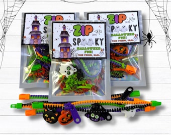 Personalized Halloween Classroom Fidget Treats: Gifts and Party Favors -Set of 6