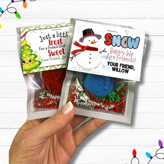 Personalized Christmas Crayons - Classroom Gifts & Party Favors for Kids