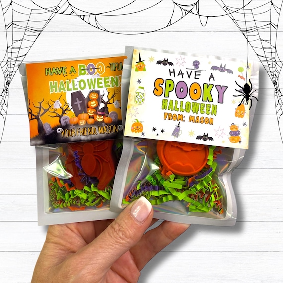 Colorful Halloween Crayons - Fun Classroom Gifts & Party Favors for Kids