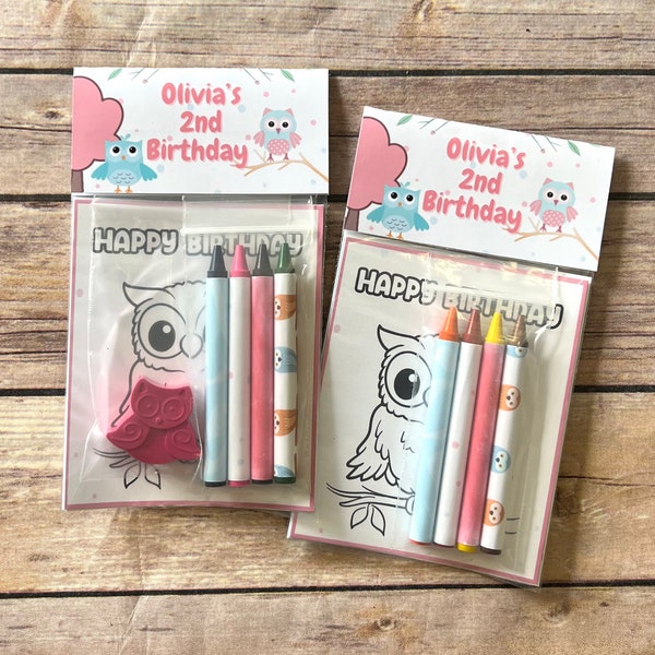 Owl Party Favors Etsy