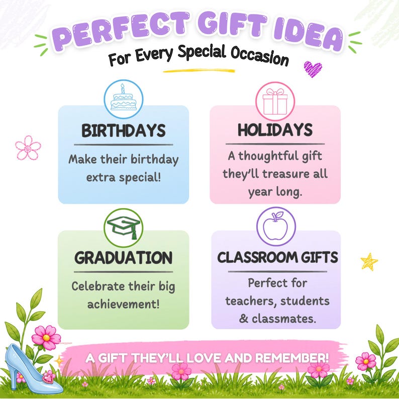 Princess personalized coloring and activity book gift idea for birthdays, holidays, graduation and classroom gifts for toddlers, preschool girls and young children.