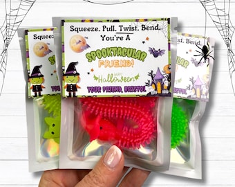 Custom Halloween Fidget Treats: Ideal for Classroom Gifts and Party Favors -Set of 12