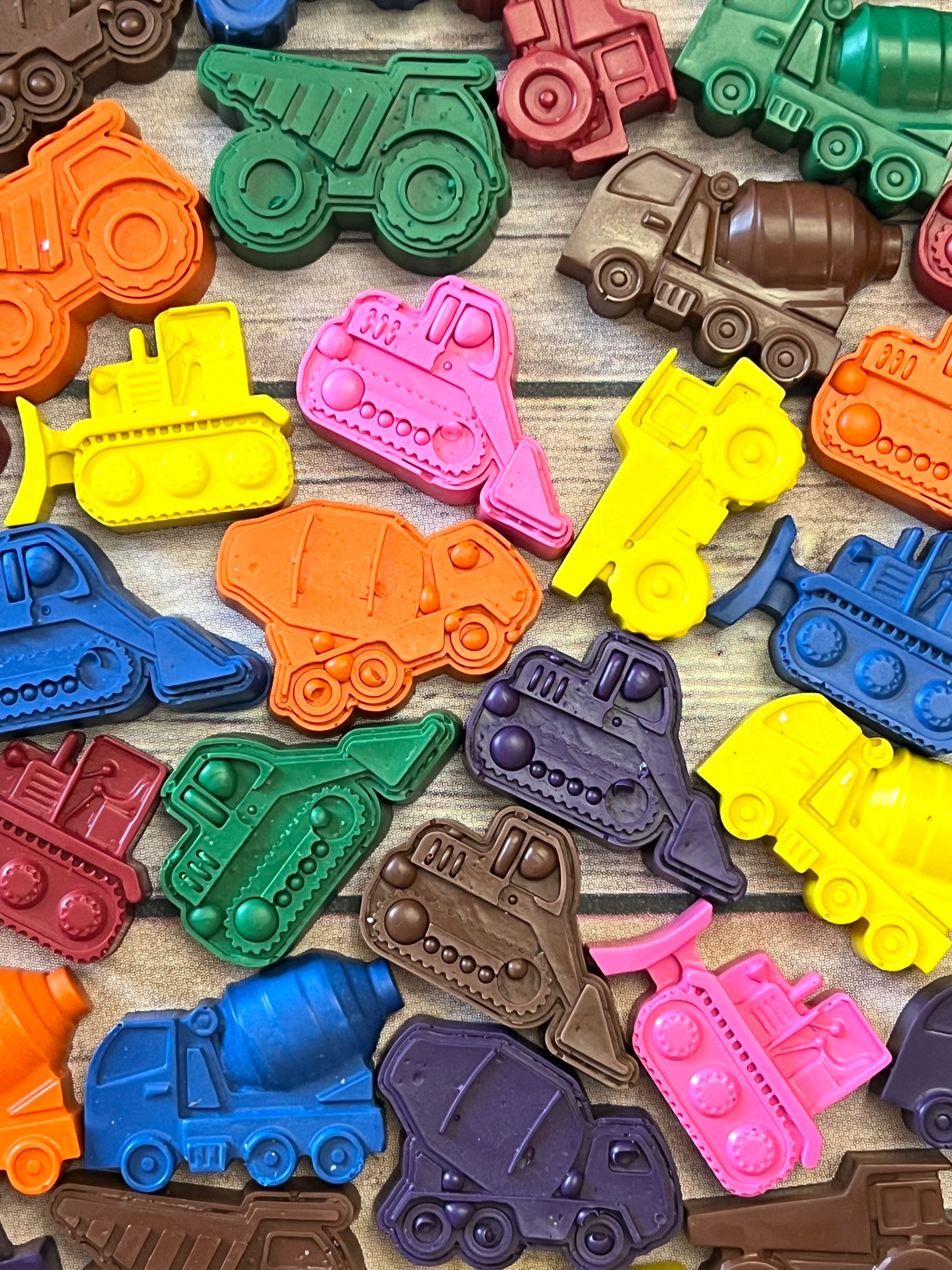 Construction Mini Color Packs. Personalized. Party Favors. Kids