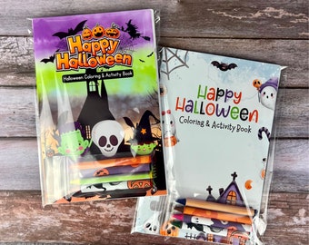 Halloween Coloring Books for Kids: Fun Class & Party Favors - Activity Books for Children