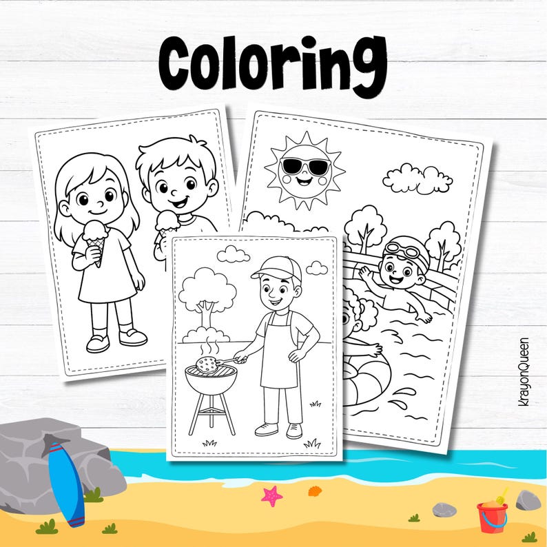 Personalized Summer Activity Book: 10-Week Learning Workbook