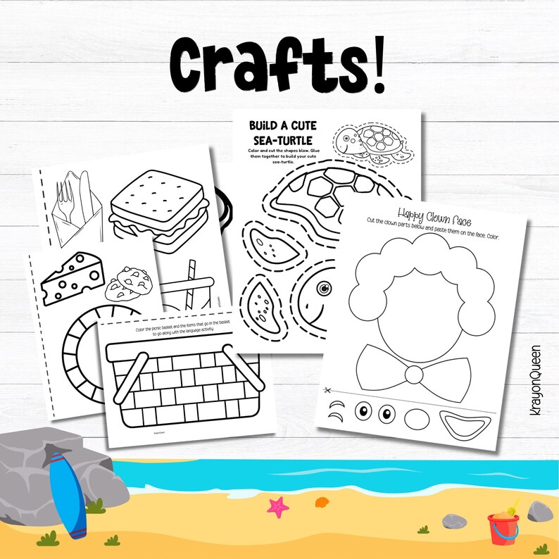 Personalized Summer Activity Book: 10-Week Learning Workbook