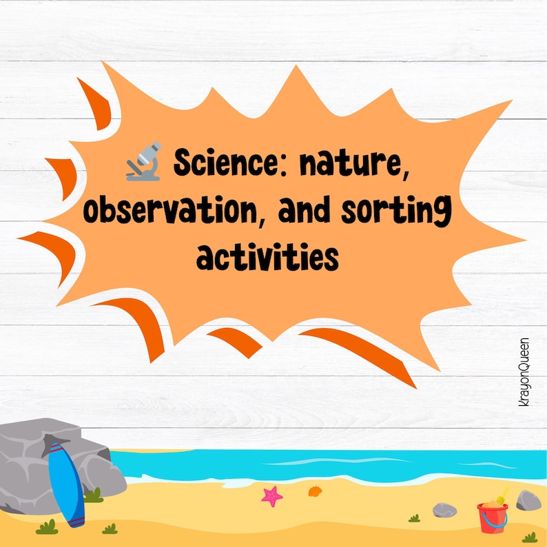 Personalized Summer Activity Book for Kids - 10 Week Learning Workbook - Preschool Fine Motor, Language, Science, Number Fun - Ages 3-5