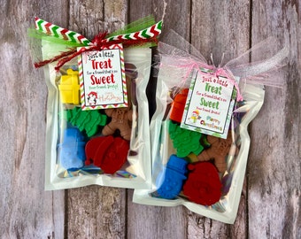 Customized Christmas Crayon Sets - Perfect Kids Class Party Favors & Stocking Stuffers