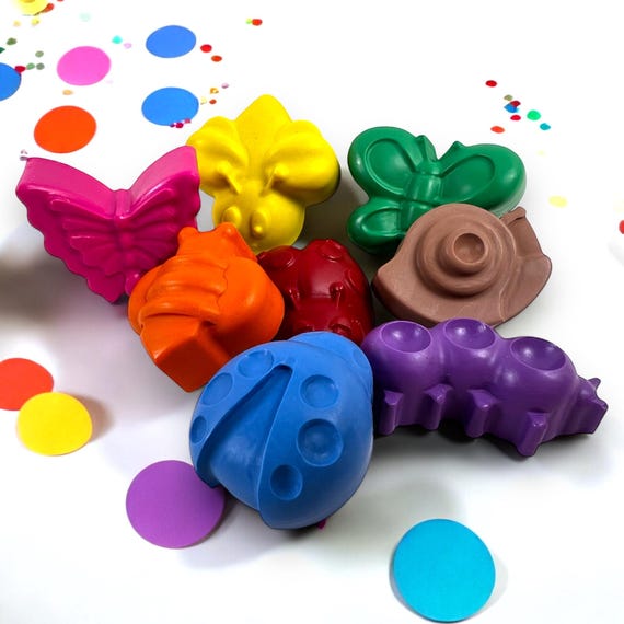 Bug Shaped Crayons: Handmade Party Favors