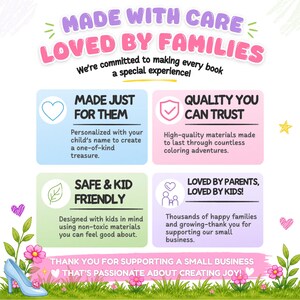 Handmade personalized princess coloring and activity book created for toddlers and preschool kids featuring custom name learning activities, coloring pages and child-friendly educational fun made by a small business.
