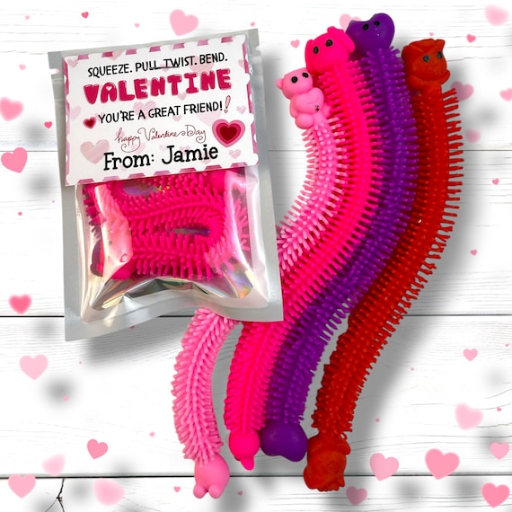 Custom Valentine Fidget Treats: Ideal for Classroom Gifts and Party Favors