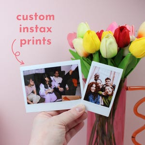 カスタム Instax プリント - ミニとワイド - パーソナライズされた写真プリント - パーソナライズされた写真ギフト、フォトカード