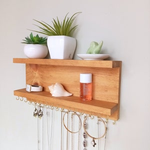 SALE! Jewelry organizer with shelves, Modern design, Excellent gift idea