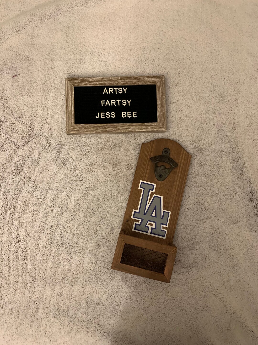 LA Dodgers Bottle Opener Los Angeles Bar Bottle Opener Dodgers Etsy