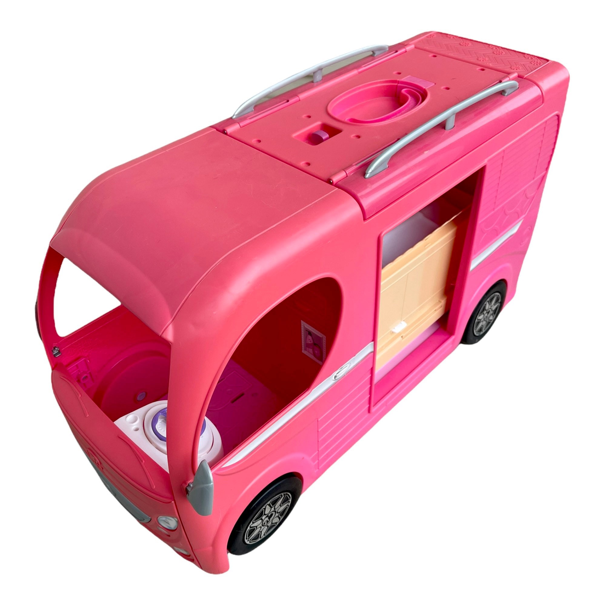 Pre Loved, 2014 Pink, Barbie Pop Up, RV Camper Girls Camping Toy Trailer  Barbie Travel Van Glamping -  Hong Kong