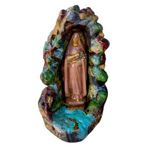 Vintage 1950’s  Religious Chalkware Statue of St. Theresa of Lisieux