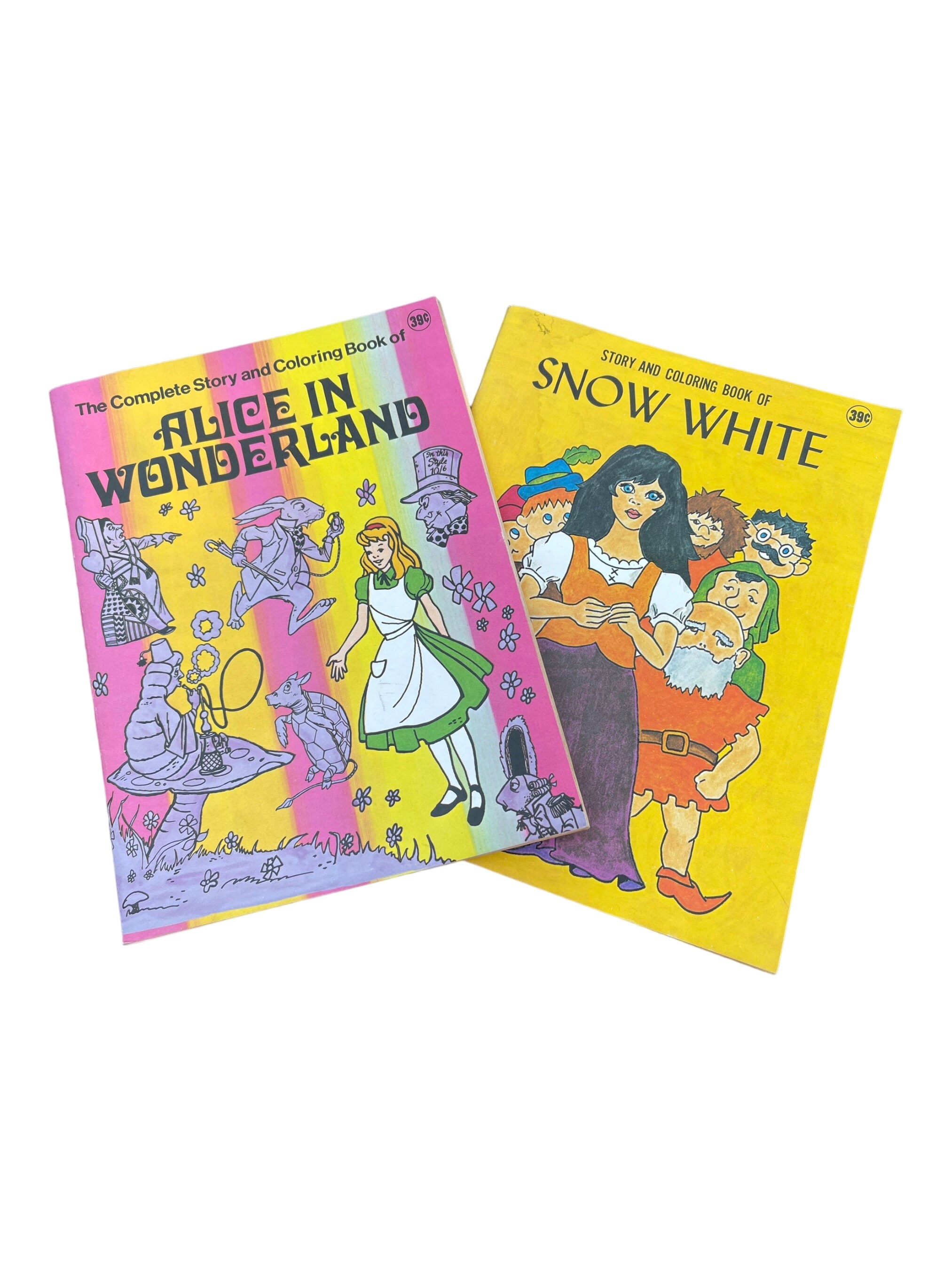 Digital Coloring Book Instant Download Alice in Waterland, Wonderland,  Digi, Stamps, Coloring Books, Adult Color 