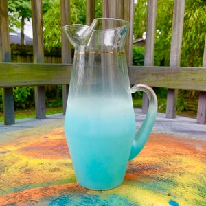 Blue Ombre Pitcher and Cups – Tea + Linen