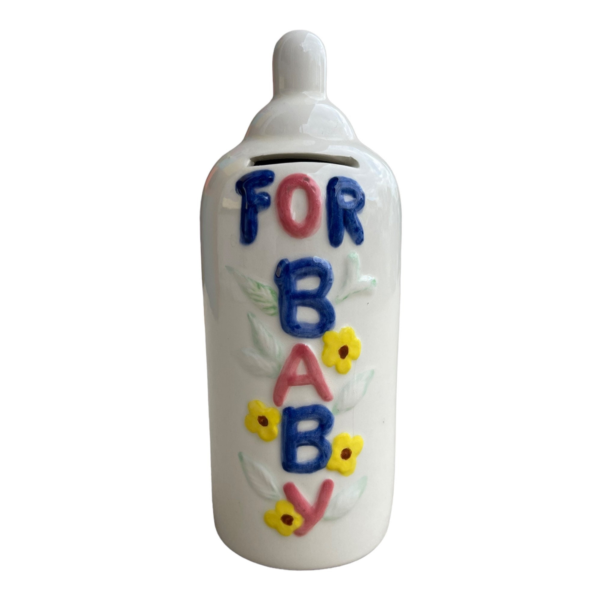 Homeford Jumbo Plastic Baby Milk Bottle Coin Bank 15-Inch - Light Blue
